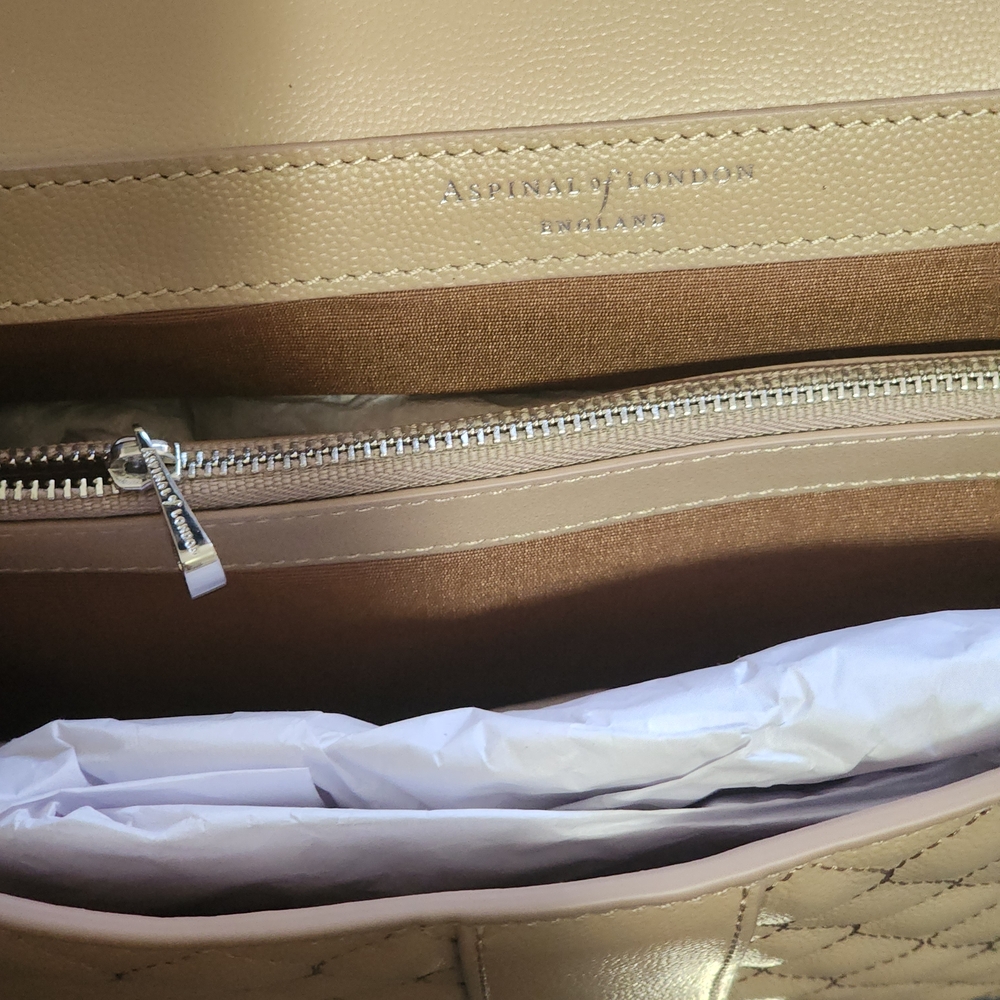 Rare Large Lottie In Taupe From ASPINAL OF LONDON - Picture 3 of 5
